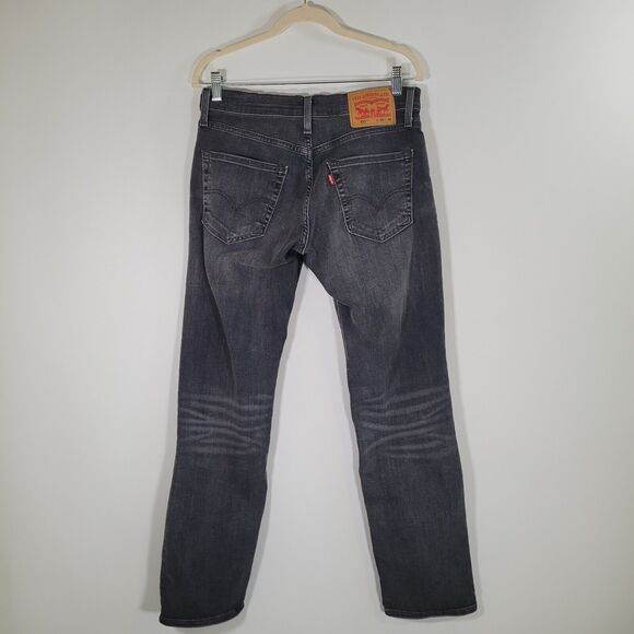 LEVI'S 511 Grey Armstrong Slim Fit Jeans W30 L30 Rise 9" Low Stretch Denim - Picture 9 of 10